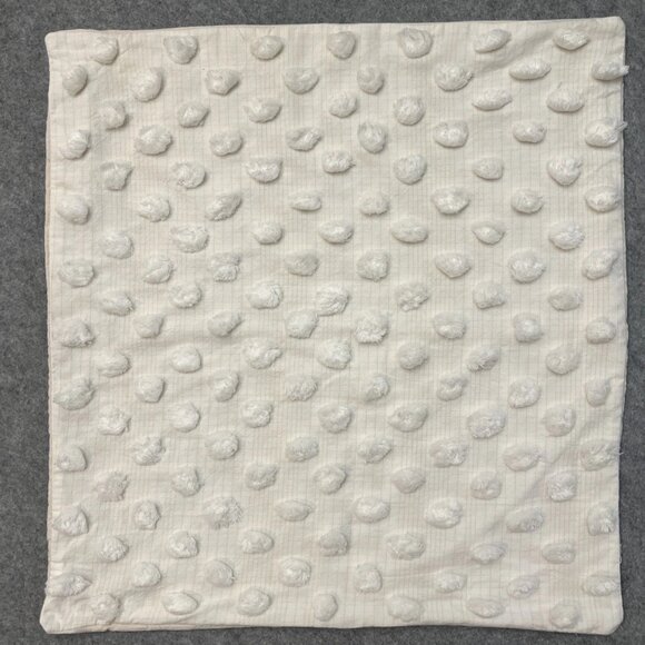 West Elm Candlewick 24" Euro Square Shams Pillow Covers set of 2 - Picture 2 of 5